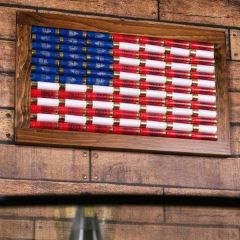 12-Gauge American Flag Wall Art